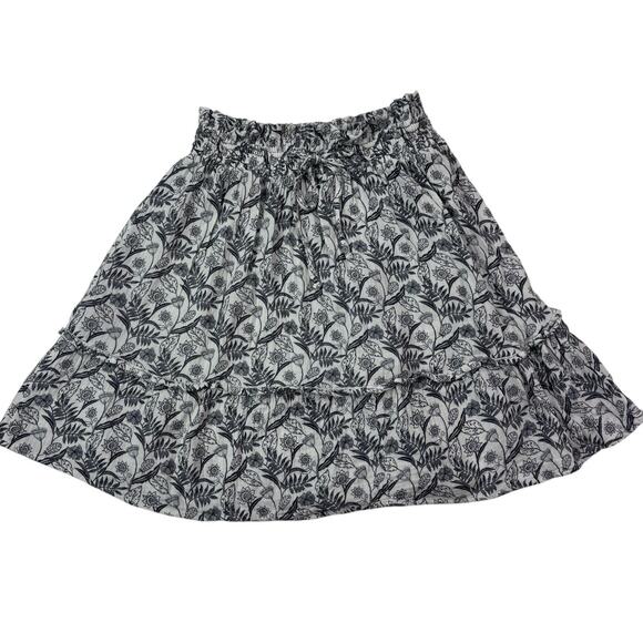Cupcakes & Cashmere Women's XL Floral Cottagecore Pull‎ On Elastic Waist Skirt - Picture 1 of 16